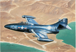 Збірна модель 1/72 Винищувач-бомбардувальник F9F-3 Panther HobbyBoss HB87250