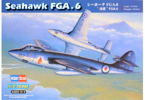 Збірна модель 1/72 Винищувач-бомбардувальник Sea Hawk FGA.6 HobbyBoss HB87251