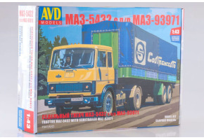 ТЯГАЧ МАЗ-5432 С НАПІВПРІЧИПОМ МАЗ-93971