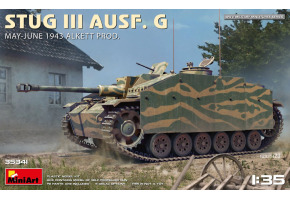 Scale model 1/35 SPG Stug III Ausf. G May-June 1943 Alkett Prod. MiniArt 35341