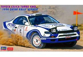 Збірна модель 1/24 Автомобіль Toyota Celica Turbo 4WD "1994 Qatar Rally Winner" Hasegawa 20578