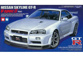 Збірна модель 1/24 Автомобіль Nissan Skyline GT-R (R34) - V.spec II Tamiya 24258