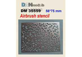 Трафарет 1/35 для нанесення плям (56х75 мм) Dan Models 35559