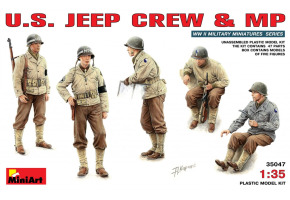 Американський екіпаж джипа та військова поліція