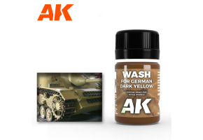 Dark yellow wash 35 ml / Смывка для тёмно-жёлтой техники 35 мл