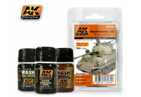 Weathering set for green vehicles