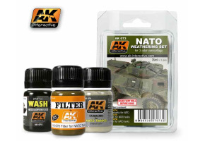 NATO WEATHERING SET / НАБОР СМЫВОК ДЛЯ ВЕЗЕРИНГА НА ЛЮБОЙ БРОНЕТЕХНИКЕ НАТО