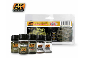ENGINES AND METAL WEATHERING SET / НАБОР ДЛЯ ВЕЗЕРИНГА - ДВИГАТЕЛИ И МЕТАЛЛ