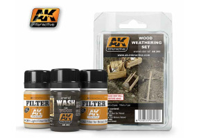 WOOD WEATHERING SET / НАБОР ХИМИИ ДЛЯ ВЕЗЕРИНГА - ОБРАБОТКА ДРЕВЕСИНЫ