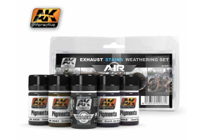 Exhaust stains weathering set (air series)