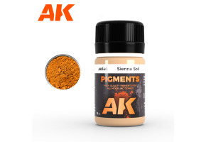 Sienna soil pigment 35 ml / Сухий пігмент "Коричневий грунт" 35 мл