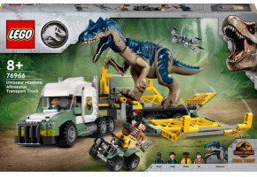 Конструктор LEGO Jurassic World Місії динозаврів: Вантажівка для перевезення алозавра 76966