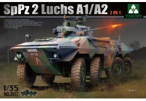 Збірна модель 1/35 Німецька бойова розвідувальна машина SpPz 2 Luchs A1/A2 (2 в 1) Takom 2017