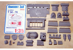 Т-34-76 Внешние детали для модели ICM