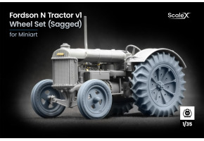 Набір коліс (з деформацією) для Fordson N Tractor v1 від Miniart ScaleX WW 35004S