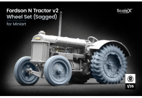 Набір коліс (з деформацією) для Fordson N Tractor v2 від Miniart ScaleX WW 35005S