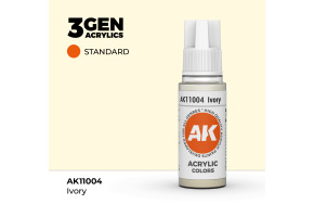 Акрилова фарба IVORY – STANDARD / СЛОНОВА КІСТКА AK-interactive AK11004