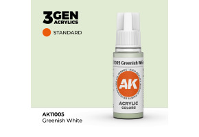 Акрилова фарба GREENISH WHITE – STANDARD / ЗЕЛЕНО-БІЛИЙ AK11005