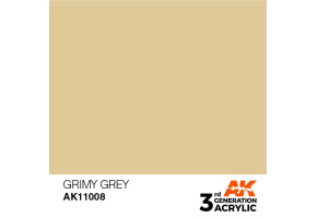 Акриловая краска GRIMY GREY – STANDARD / ГРЯЗНЫЙ СЕРЫЙ АК-интерактив AK11008