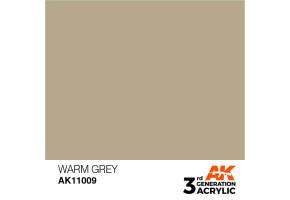 Акрилова фарба WARM GREY – STANDARD / ТЕПЛИЙ СІРИЙ АК-интерактив AK11009
