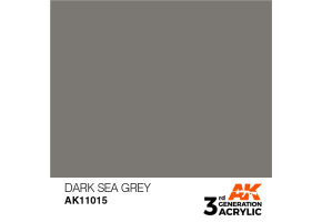 Acrylic paint DARK SEA GRAY – STANDARD / SEA DARK GRAY AK-interactive AK11015