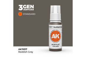 Акрилова фарба REDDISH GREY – STANDARD / ЧЕРВОНО-СІРИЙ AK-interactive AK11017