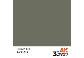 Acrylic paint GRAPHITE – STANDARD / GRAPHITE AK-interactive AK11019