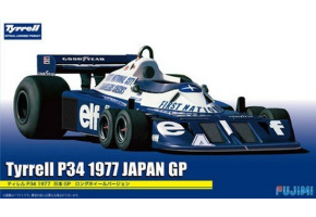 Шестиколісний гоночний автомобіль Формули-1 / Tyrrell P34 1977 Japan GP Long Wheel Version