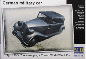 "German military car, Typ 170 V, Tourenwagen, 4 Türen, 1937-1940"