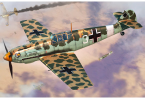 Збірна модель 1/48 Літак Мессершмітт Bf109E-4/TROP HobbyBoss 81793