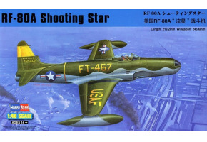 Сборная модель американского истребителя RF-80A Shooting Star fighter
