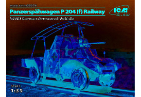 Німецький залізничний бронеавтомобіль Panzerspahwagen P 204 (f)