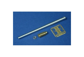 Металевий ствол 122мм Д-30 Л/38 для гаубиці Д-30, САУ Т-34/Д-30 в масштабі 1/72