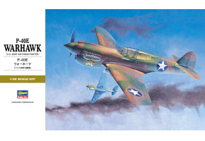 Збірна модель 1/32 Літак P-40E Warhawk Hasegawa 08879