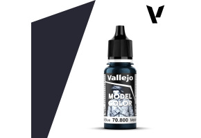 Акрилова фарба Синій метал (Gunmetal Blue) Vallejo Model Color VAL 70800