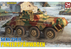 Збірна модель 1/35 Бронеавтомобіль Sd.Kfz. 234/4 Panzerspähwagen DRAMi DM6221