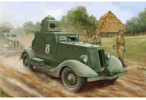 Сборная модель 1/35 Советский бронеавтомобиль БА-20 обр. 1937 г. ХоббиБосс 83882