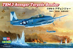 Збірна модель 1/48 Торпедоносець-бомбардувальник TBM-3 Avenger HobbyBoss 80325