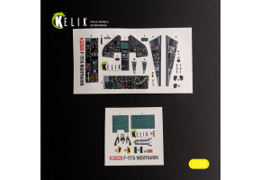 F-117A Type 2 3D декаль інтер'єр для комплекту Trumpeter 1/32 KELIK K32028