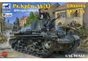 Build model of a light German tank Pz.Kpfw. 35(t)
