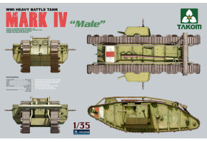 WWI Heavy Battle Tank Mark IV Male