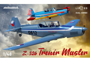 Збірна модель 1/48 Літак F4F-3 та F4F-4 Wildcat Z-326 Trenér Master DUAL COMBO Eduard 11167