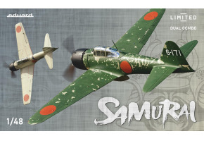 Збірна модель 1/48 Літак A6M3 Zero SAMURAI DUAL COMBO LIMITED Eduad 11168