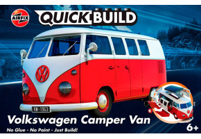 Збірна модель конструктор VW Camper Van червоний QUICKBUILD Airfix J6017