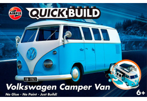 Збірна модель конструктор VW Camper Van синій QUICKBUILD Airfix J6024