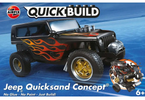 Збірна модель конструктор джип Quickbuild Jeep Quicksand Concept Airfix J6038