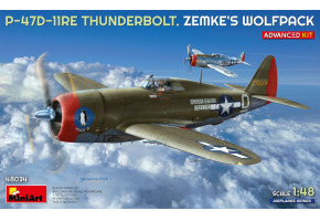 Сборная модель 1/48 Самолет P-47D-11RE Тандерболт Zemke’s “Wolfpack” МиниАрт 48034