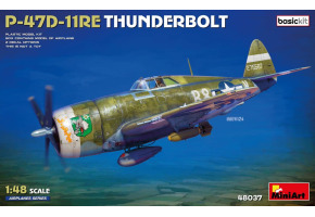 Сборная модель 1/48 Самолет P-47D-11RE Тандерболт МиниАрт 48037