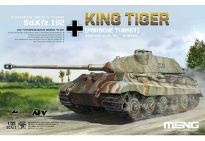 Sd.Kfz.182 1/35 Kingtiger (Porsche urret) TS-037 Meng
