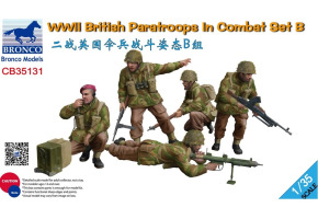 World War II British Paratroops Build Model in Battle Set B